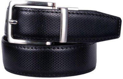 

LEE O Men Formal Black Genuine Leather Reversible Belt