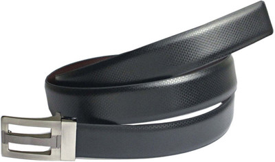 

LEE O Men Formal Black Genuine Leather Reversible Belt