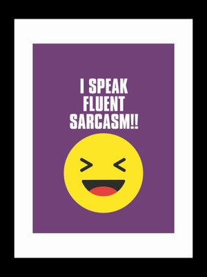 

ravgar Be fluent in the universal language Canvas Painting Wall Art [16 x 20 inch] Framed Cotton Fine Grain Primed Canvas Board (Set of 1)(Multicolor)