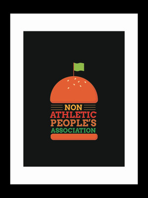 

ravgar Follow the cult & declare yourself as a proud foodie! Canvas Painting Wall Art [16 x 20 inch] Framed Cotton Fine Grain Primed Canvas Board (Set of 1)(Multicolor)