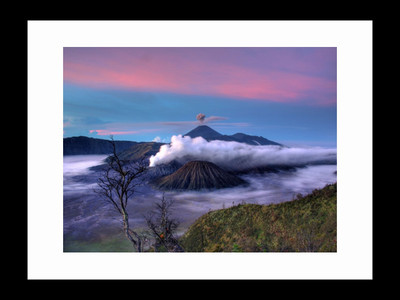 

ravgar Scenic beauty of nature Sunset Ocean Mountains Canvas Painting Wall Art [16 x 20 inch] Framed Cotton Fine Grain Primed Canvas Board (Set of 1)(Multicolor)