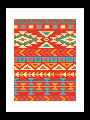 

ravgar Hand woven Canvas Painting Wall Art [16 x 20 inch] Framed Cotton Fine Grain Primed Canvas Board (Set of 1)(Multicolor)