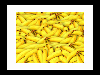 

ravgar Tropical Yellow Banana Healthy Fruit Canvas Painting Wall Art [16 x 20 inch] Framed Cotton Fine Grain Primed Canvas Board (Set of 1)(Multicolor)