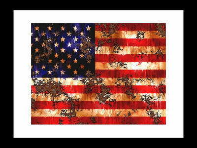 

ravgar American National Flag USA Symbol Canvas Painting Wall Art [16 x 20 inch] Framed Cotton Fine Grain Primed Canvas Board (Set of 1)(Multicolor)