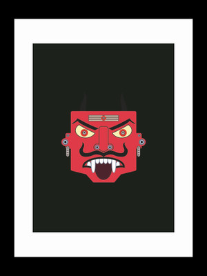 

ravgar Buri nazar wale tera bhi bhala ho Canvas Painting Wall Art [16 x 20 inch] Framed Cotton Fine Grain Primed Canvas Board (Set of 1)(Multicolor)