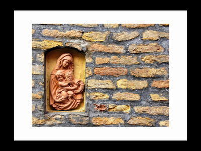 

ravgar Angels' Sculpture on the wall Canvas Painting Wall Art [16 x 20 inch] Framed Cotton Fine Grain Primed Canvas Board (Set of 1)(Multicolor)