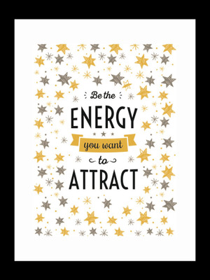 

ravgar Spread positive vibes all around you Canvas Painting Wall Art [16 x 20 inch] Framed Cotton Fine Grain Primed Canvas Board (Set of 1)(Multicolor)