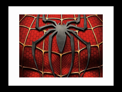 

ravgar The Amazing SpiderMan Symbol Canvas Painting Wall Art [16 x 20 inch] Framed Cotton Fine Grain Primed Canvas Board (Set of 1)(Multicolor)