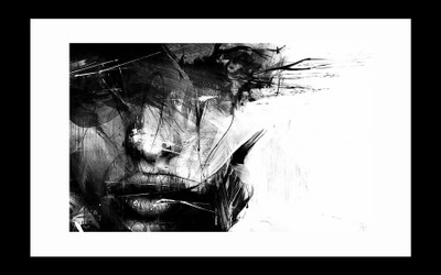 

ravgar Face Sketch CANVAS Wall Painting, Matte Finishe, Art Piece (16 X 20 inch) FRAMED Cotton Fine Grain Primed Canvas Board (Set of 1)(Multicolor)