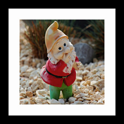 

ravgar Garden Gnome wearing Red Pointy Hats Canvas Painting Wall Art [16 x 20 inch] Framed Cotton Fine Grain Primed Canvas Board (Set of 1)(Multicolor)