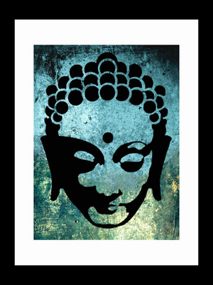 

ravgar Lord Gautam Buddha Painting Canvas Painting Wall Art [16 x 20 inch] Framed Cotton Fine Grain Primed Canvas Board (Set of 1)(Multicolor)