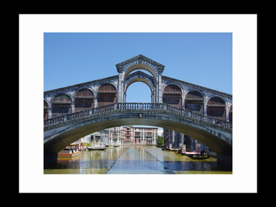 

ravgar Italia in Miniatura Bridge over the River Canvas Painting Wall Art [16 x 20 inch] Framed Cotton Fine Grain Primed Canvas Board (Set of 1)(Multicolor)