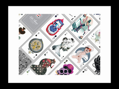 

ravgar Play Cards Painting Canvas Painting Wall Art [16 x 20 inch] Framed Cotton Fine Grain Primed Canvas Board (Set of 1)(Multicolor)
