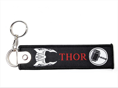 

Blue Aura Thor Premium Cloth Keychain Key Chain(Multicolor)