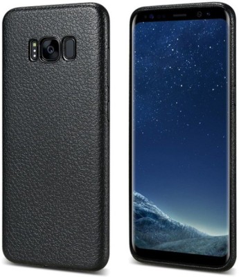 CASE CREATION Back Cover for Samsung Galaxy S8 5.8-inch Ultra Thin Perfect Fitting Premium Imported High quality 0.3mm Slim Back Case Back Cover (Black Edges)(Black, Shock Proof, Silicon, Pack of: 1)
