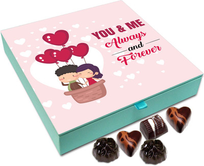 

Chocholik Gift Box - You And Me Always And Forever Chocolate Box - 9pc Truffles(108 g)