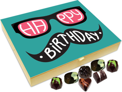 

Chocholik Gift Box - Happy Birthday Dad Chocolate Box - 20pc Truffles(240 g)