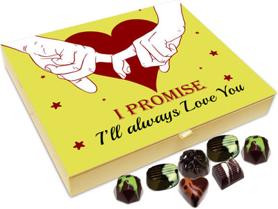 

Chocholik Gift Box - I Promise I Will Always Love You Chocolate Box - 20pc Truffles(240 g)