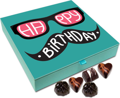 

Chocholik Gift Box - Happy Birthday Dad Chocolate Box - 9pc Truffles(108 g)