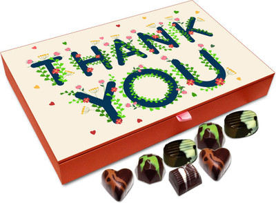 

Chocholik Gift Box - Thank You For Your Support Chocolate Box - 12pc Truffles(144 g)