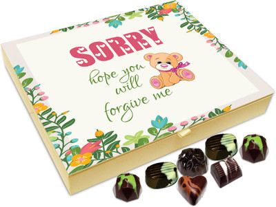 

Chocholik Gift Box - Hope You Will Forgive Me Chocolate Box - 20pc Truffles(240 g)
