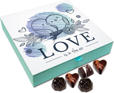 

Chocholik Gift Box - Love Is In The Air Chocolate Box - 9pc Truffles(108 g)