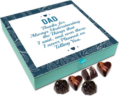 

Chocholik Gift Box - Dad Thanks For Always Understanding Me Chocolate Box - 9pc Truffles(108 g)