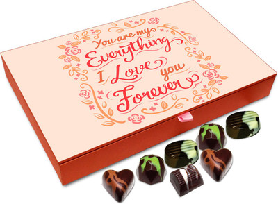 

Chocholik Gift Box - You Are My Everything Chocolate Box - 12pc Truffles(144 g)