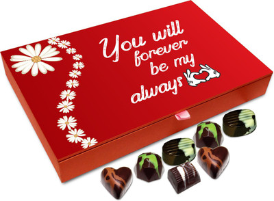 

Chocholik Gift Box - You Will Forever Be Mine Chocolate Box - 12pc Truffles(144 g)