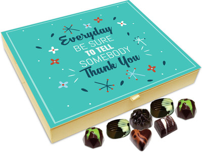 

Chocholik Gift Box - Everyday Be Sure To Tell Someone Thank You Chocolate Box - 20pc Truffles(240 g)
