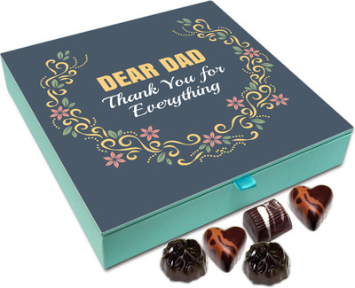 

Chocholik Gift Box - Thank You Dad For Everything Chocolate Box - 9pc Truffles(108 g)