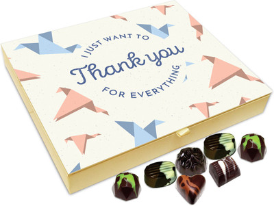 

Chocholik Gift Box - Just Want To Thank You For Everything Chocolate Box - 20pc Truffles(240 g)