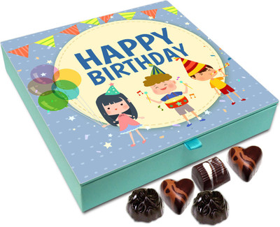 

Chocholik Gift Box - Happy Birthday Dear Friends Chocolate Box - 9pc Truffles(108 g)