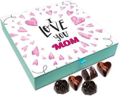 

Chocholik Gift Box - I Love You Mom For Everything Chocolate Box - 9pc Truffles(108 g)