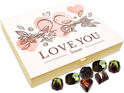

Chocholik Gift Box - I Love You Forever Chocolate Box - 20pc Truffles(240 g)