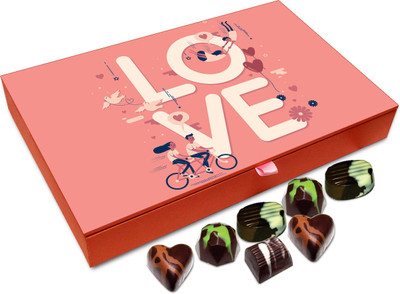 

Chocholik Gift Box - Everyone Needs Love Chocolate Box - 12pc Truffles(144 g)