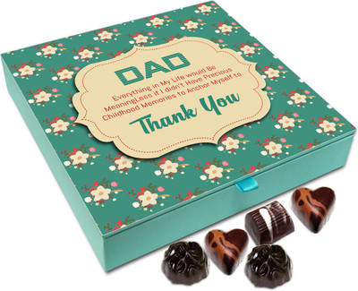 

Chocholik Gift Box - Dad My Life Is Meaningless Without You Chocolate Box - 9pc Truffles(108 g)