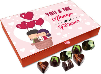 

Chocholik Gift Box - You And Me Always And Forever Chocolate Box - 12pc Truffles(144 g)