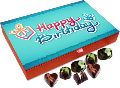 

Chocholik Gift Box - Happy Birthday My Dearest Friend Chocolate Box - 12pc Truffles(144 g)