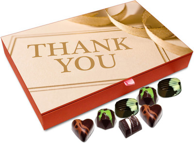 

Chocholik Gift Box - Thank You For Supporting Me Always Chocolate Box - 12pc Truffles(144 g)