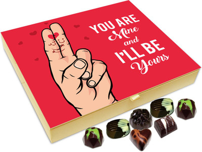 

Chocholik Gift Box - You Are Mine And I'll Be Yours Chocolate Box - 20pc Truffles(240 g)
