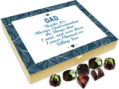 

Chocholik Gift Box - Dad Thanks For Always Understanding Me Chocolate Box - 20pc Truffles(240 g)