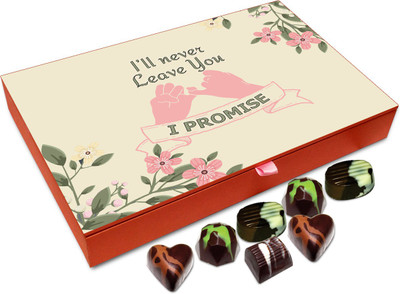 

Chocholik Gift Box - I Will Never Leave You Chocolate Box - 12pc Truffles(144 g)