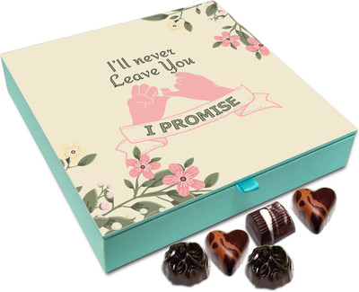 

Chocholik Gift Box - I Will Never Leave You Chocolate Box - 9pc Truffles(108 g)