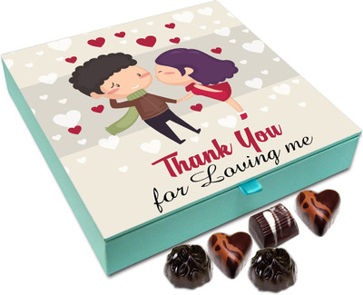 

Chocholik Gift Box - Thank You For Loving Me Chocolate Box - 9pc Truffles(108 g)