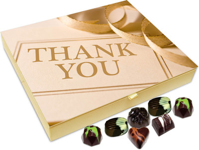 

Chocholik Gift Box - Thank You For Supporting Me Always Chocolate Box - 20pc Truffles(240 g)