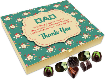 

Chocholik Gift Box - Dad My Life Is Meaningless Without You Chocolate Box - 20pc Truffles(240 g)