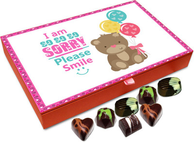 

Chocholik Gift Box - I Am So Sorry Chocolate Box - 12pc Truffles(144 g)