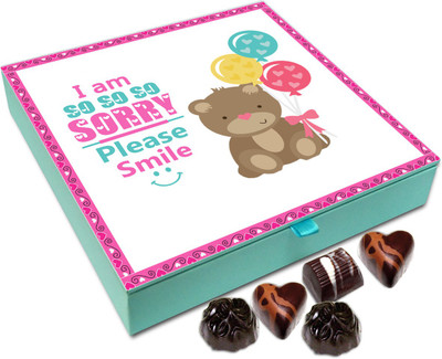 

Chocholik Gift Box - I Am So Sorry Chocolate Box - 9pc Truffles(108 g)