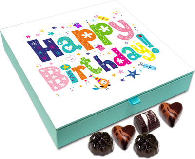 

Chocholik Gift Box - Happy Birthday Cutie Pie Chocolate Box - 9pc Truffles(108 g)